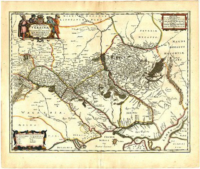 Карта «Typus Generalis Ukrainae sive Platinatuum Podoliae, Kioviensis et Braczlaviensis»